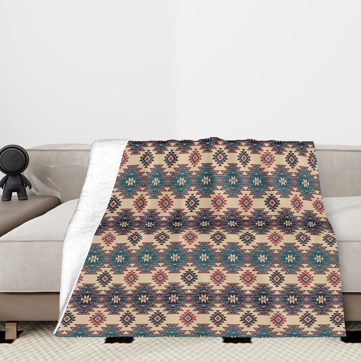 Tribal Indian Tan - Sofa Blanket