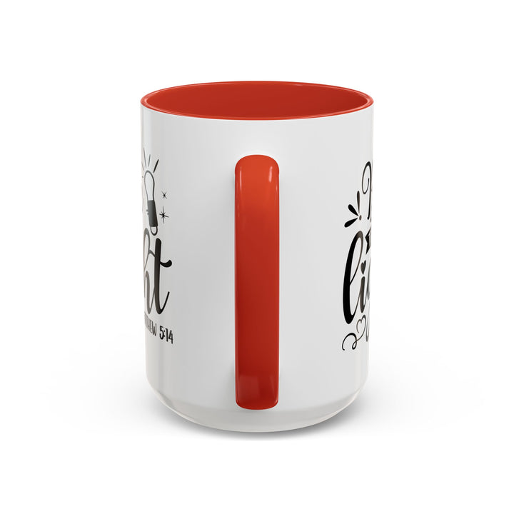 Be The light - Accent Coffee Mug (11, 15oz)
