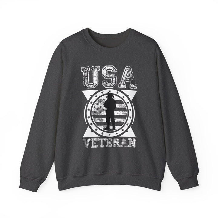 U.S.A. Veteran - Unisex Heavy Blend™ Crewneck Sweatshirt