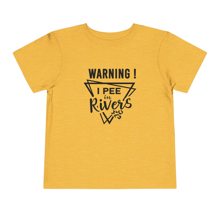 Warning - Toddler Short Sleeve Tee