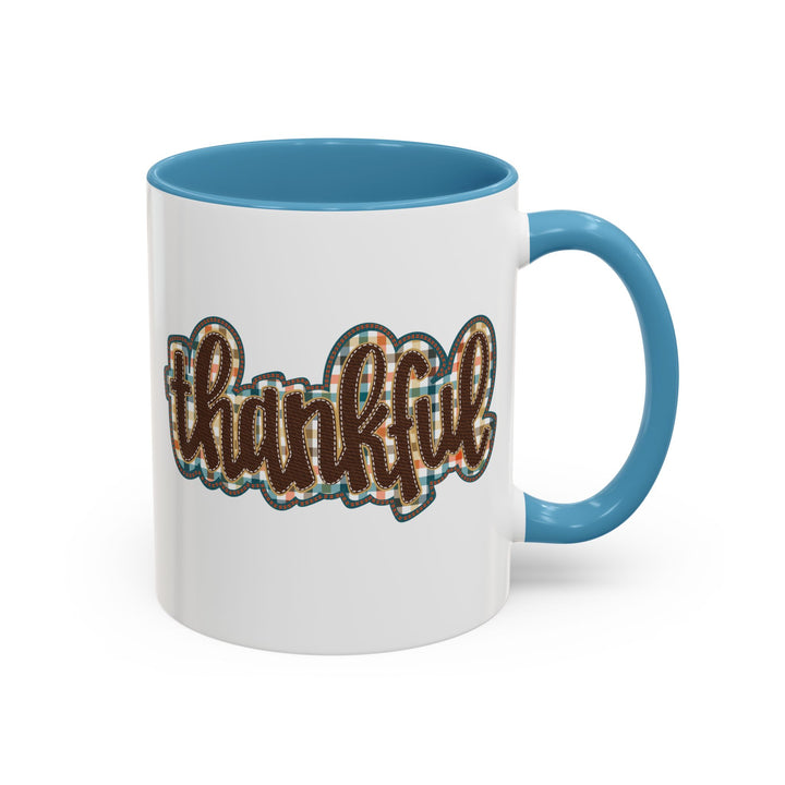 Thankful - Accent Coffee Mug (11, 15oz)
