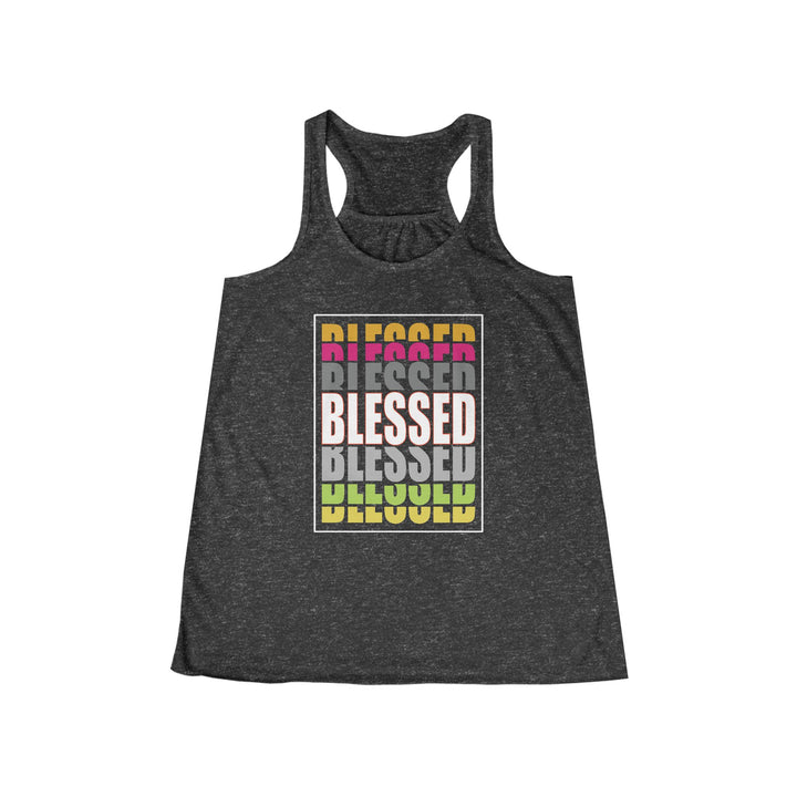 Blessed - Women's Flowy Racerback Tank