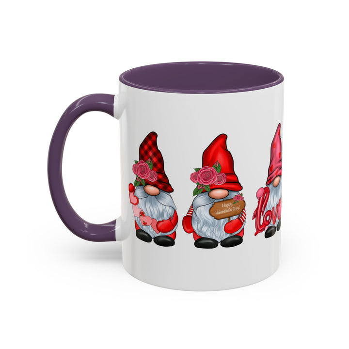Valentine Gnomes - Accent Coffee Mug (11, 15oz)