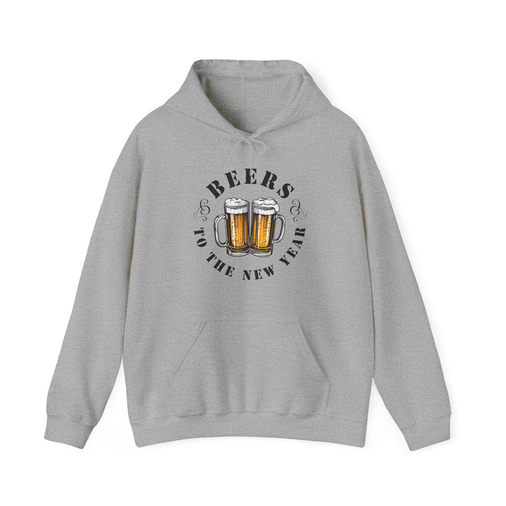 Beers To The New Year - Unisex Heavy Blend™ Hooded Sweatshirt