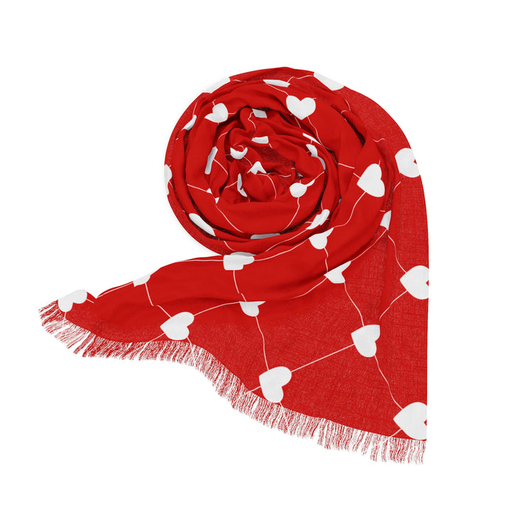 White Heart Diamond - Light Scarf