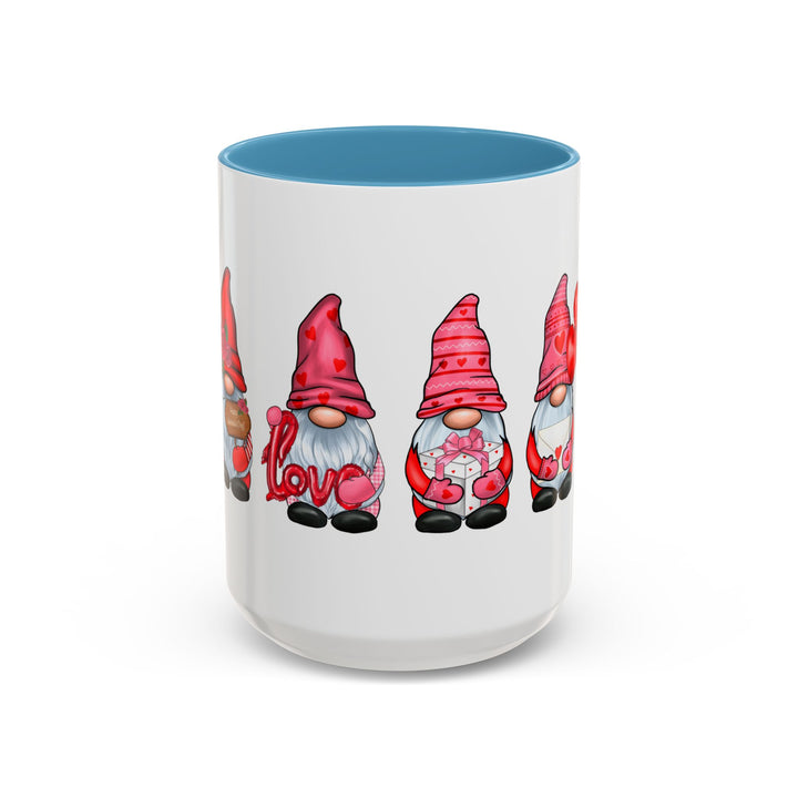 Valentine Gnomes - Accent Coffee Mug (11, 15oz)