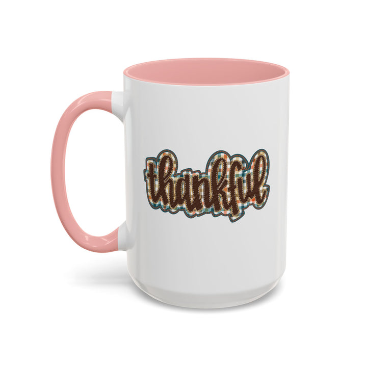 Thankful - Accent Coffee Mug (11, 15oz)