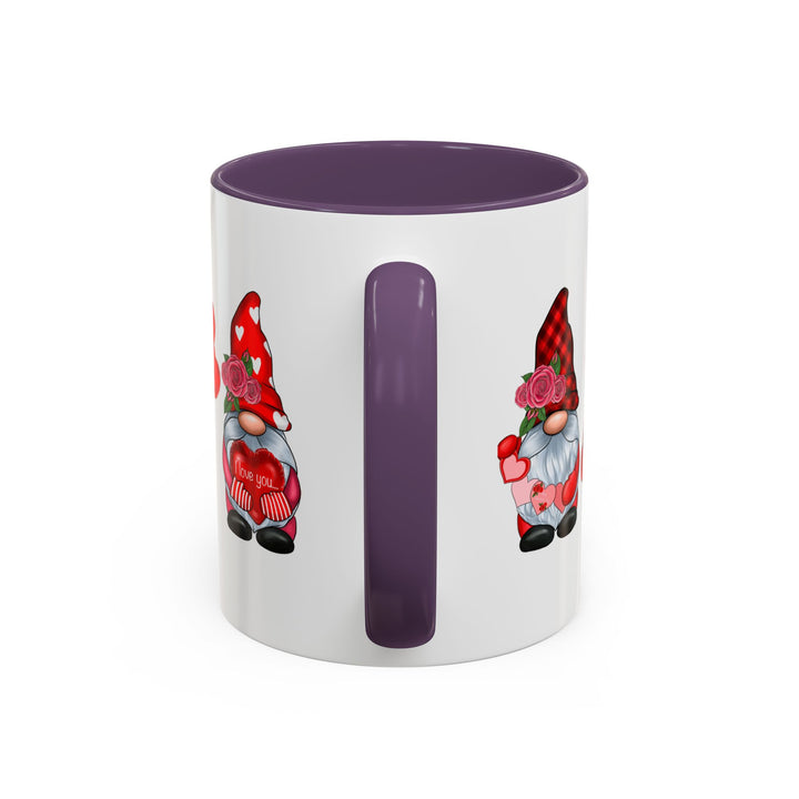 Valentine Gnomes - Accent Coffee Mug (11, 15oz)