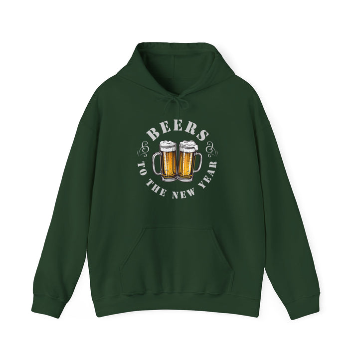 Beers To The New Year - Unisex Heavy Blend™ Hooded Sweatshirt