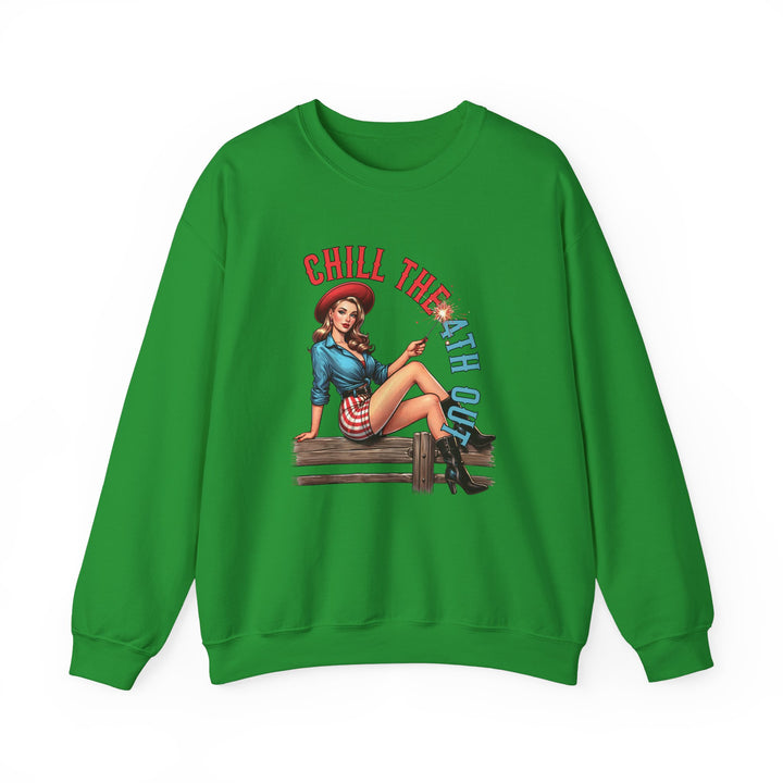 Chill The 4th Out - Unisex Heavy Blend™ Crewneck Sweatshirt