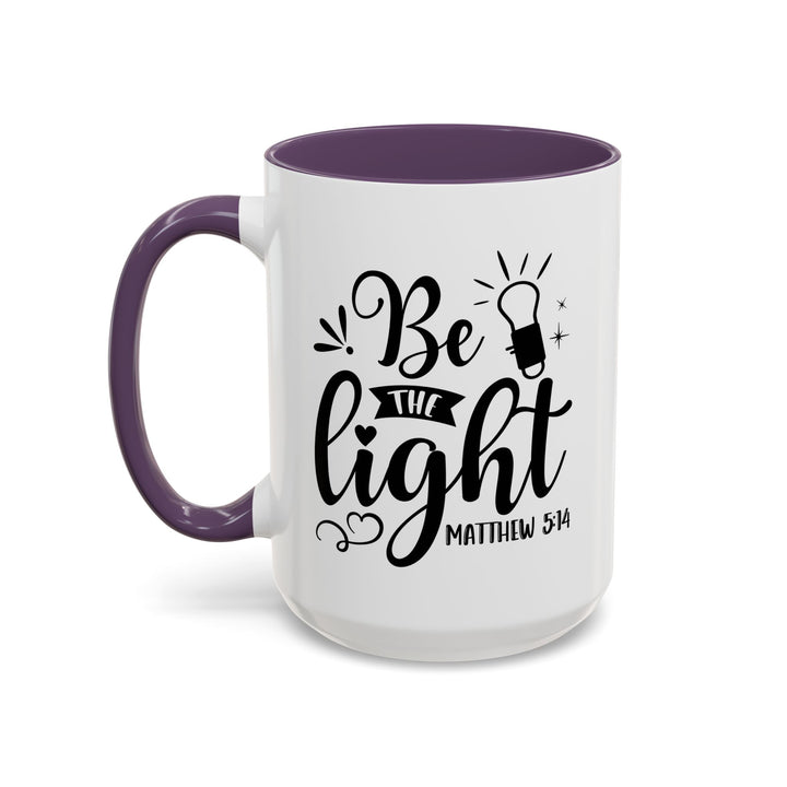 Be The light - Accent Coffee Mug (11, 15oz)