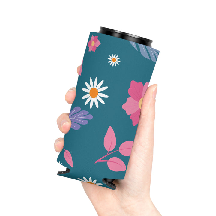 Bright Spring Pattern - Can Cooler