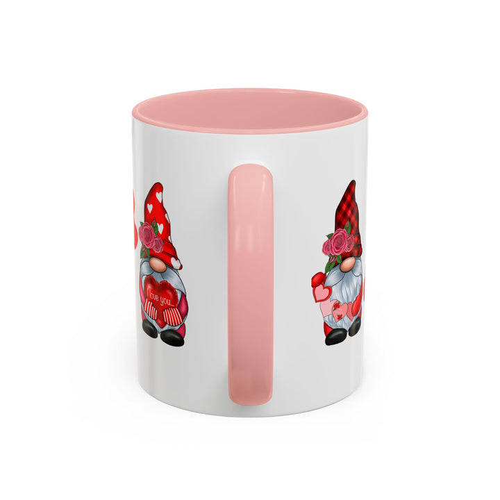 Valentine Gnomes - Accent Coffee Mug (11, 15oz)
