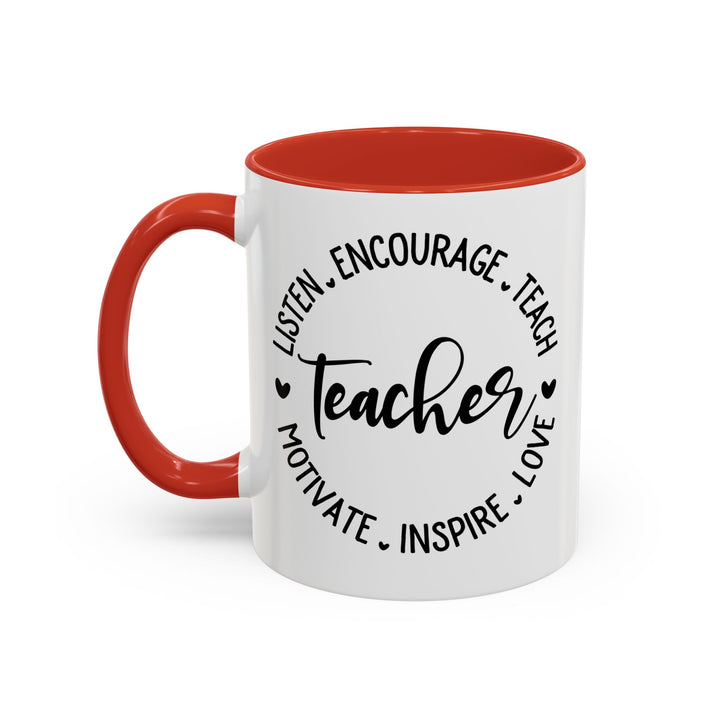 Teacher - Accent Coffee Mug (11, 15oz)