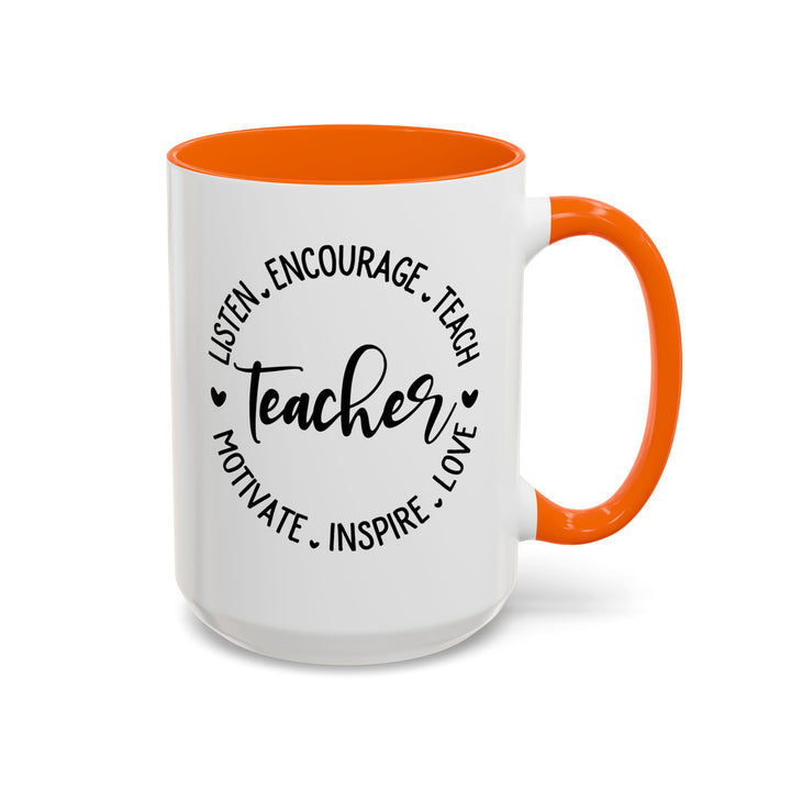 Teacher - Accent Coffee Mug (11, 15oz)