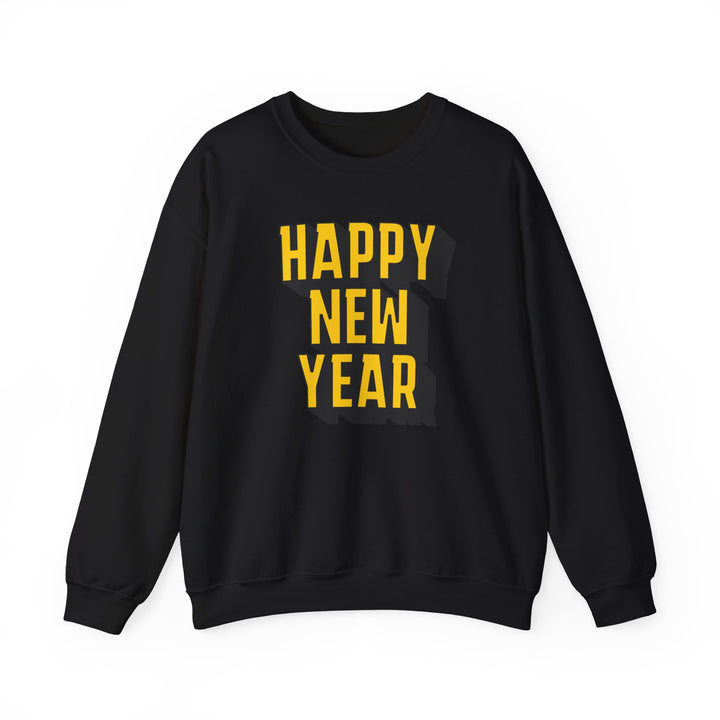 Block Happy New Year - Unisex Heavy Blend™ Crewneck Sweatshirt