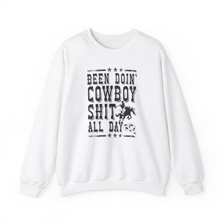 Been Doin' Cowboy Sh*t - Unisex Heavy Blend™ Crewneck Sweatshirt