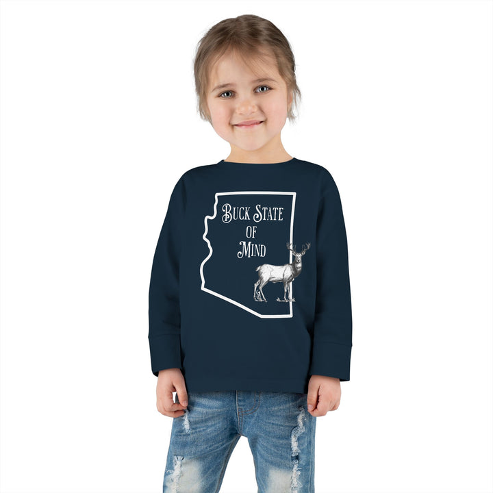 Buck State Of Mind - Toddler Long Sleeve Tee