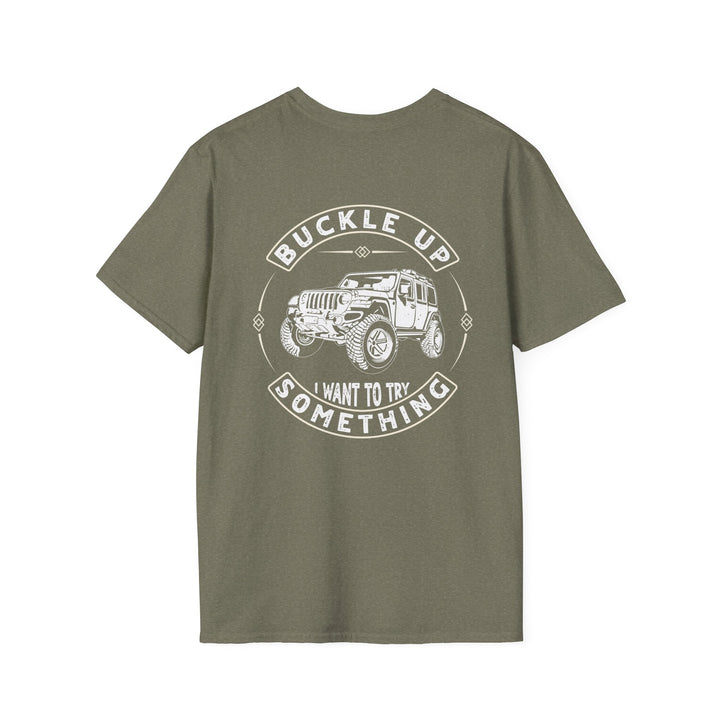 Buckle Up - Unisex Softstyle T-Shirt