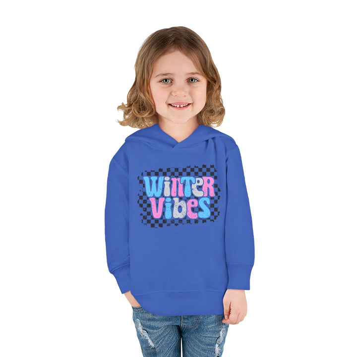 Winter Vibes - Toddler Pullover Fleece Hoodie