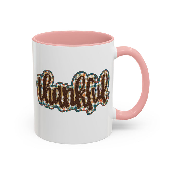 Thankful - Accent Coffee Mug (11, 15oz)
