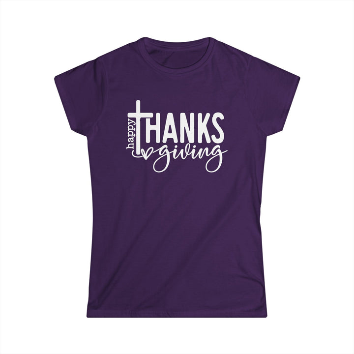 Thanksgiving Cross - Women's Softstyle Tee