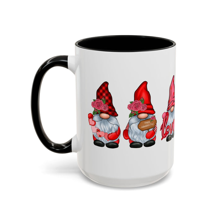 Valentine Gnomes - Accent Coffee Mug (11, 15oz)