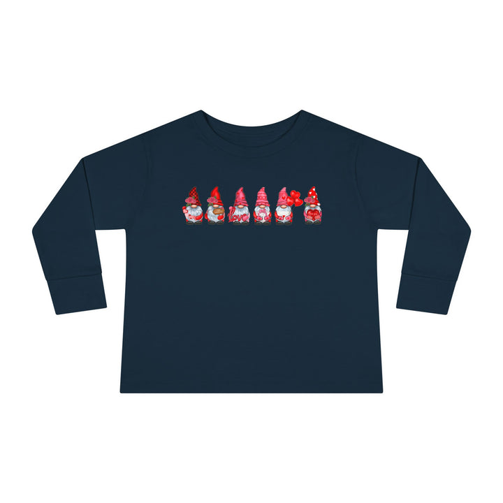 Valentines Gnomes - Toddler Long Sleeve Tee