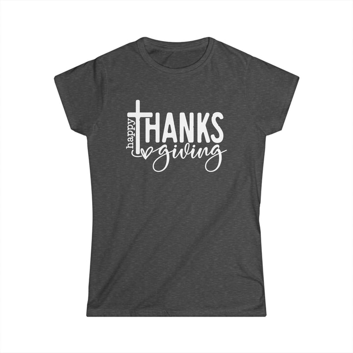 Thanksgiving Cross - Women's Softstyle Tee