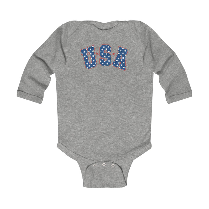 U.S.A. - Infant Long Sleeve Bodysuit