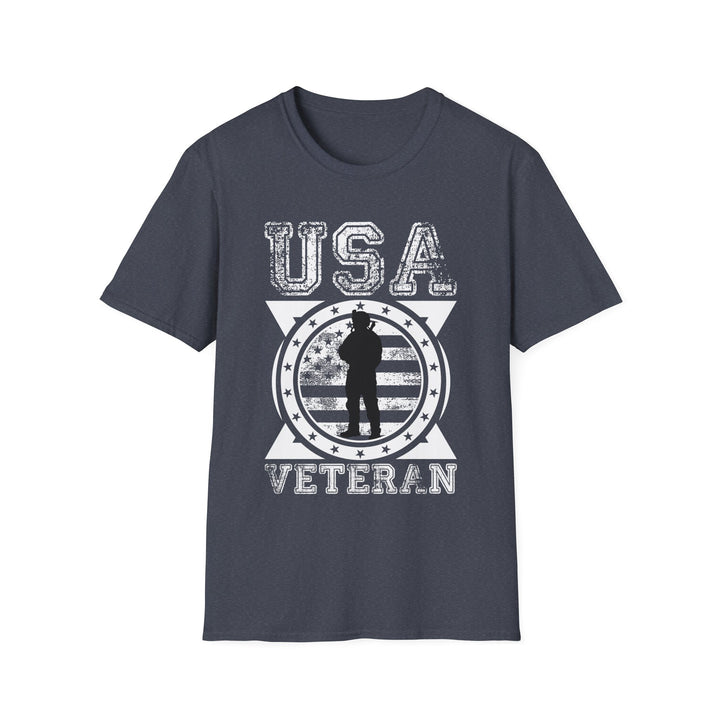 U.S.A. Veteran - Unisex Softstyle T-Shirt
