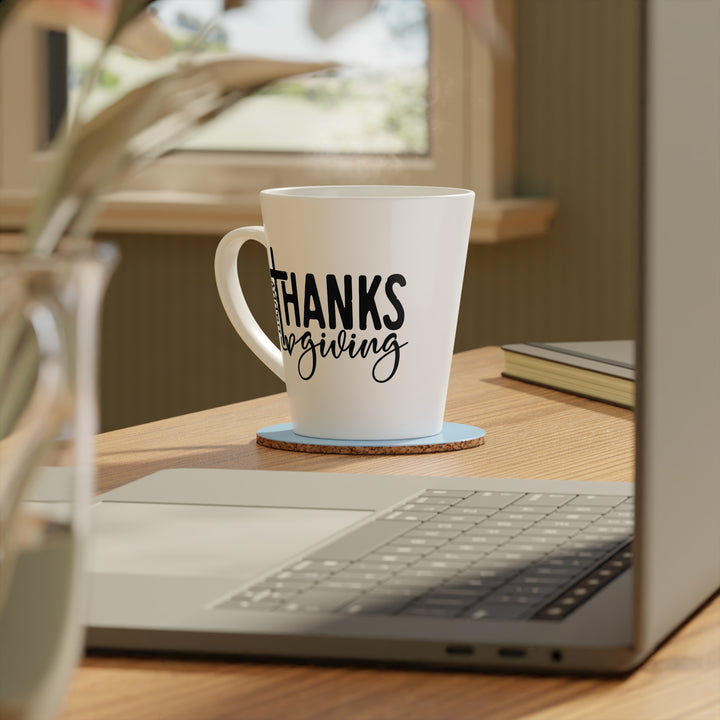 Thanksgiving Cross - Latte Mug, 12oz