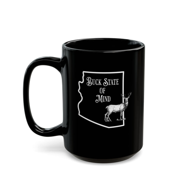 Buck State Of Mind - Black Mug (11oz, 15oz)