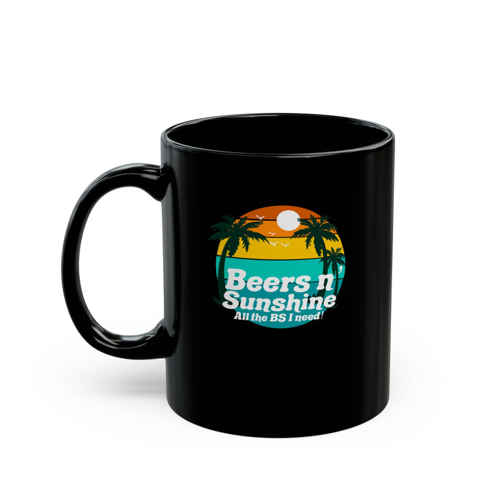 Beers N Sunshine - Black Mug (11oz, 15oz)