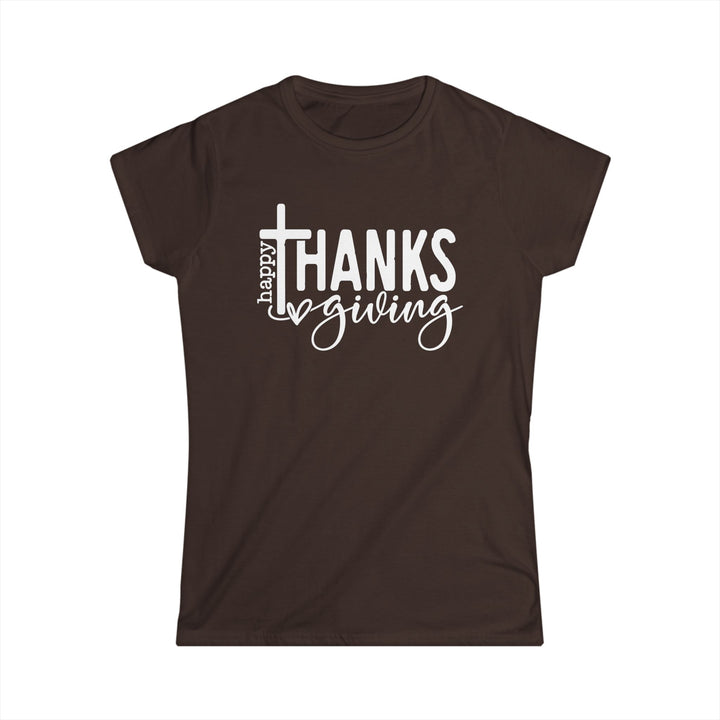 Thanksgiving Cross - Women's Softstyle Tee