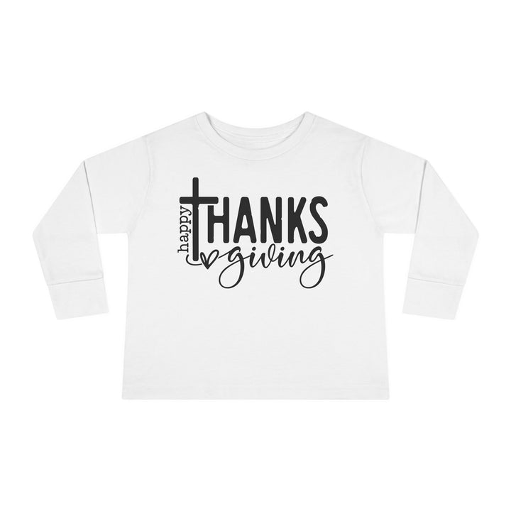 Thanksgiving Cross - Toddler Long Sleeve Tee