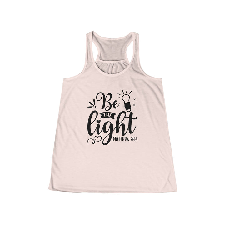 Be The Light - Women's Flowy Racerback Tank