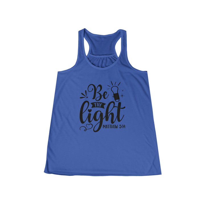 Be The Light - Women's Flowy Racerback Tank