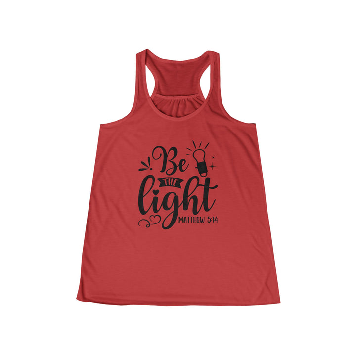 Be The Light - Women's Flowy Racerback Tank
