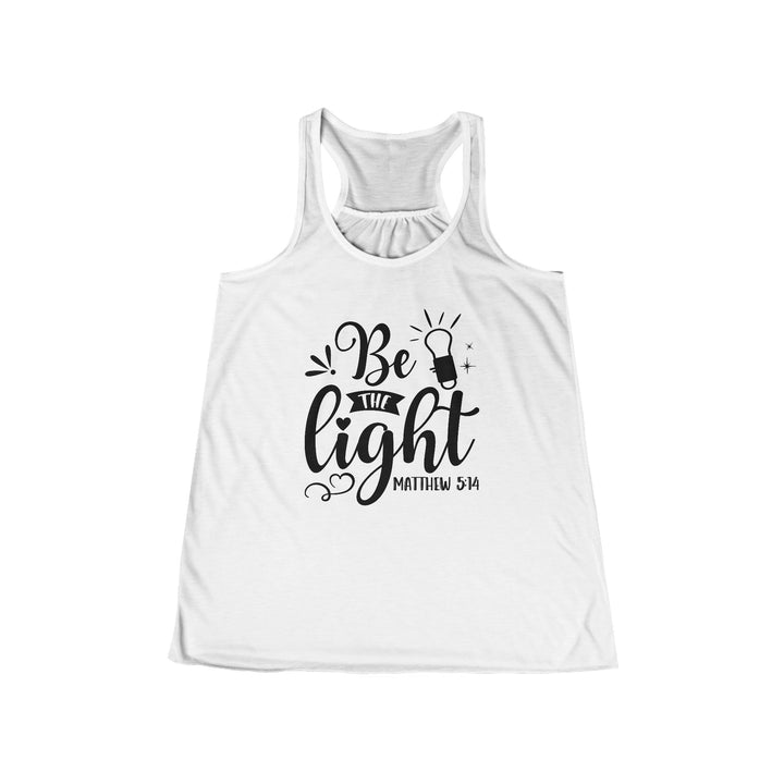 Be The Light - Women's Flowy Racerback Tank