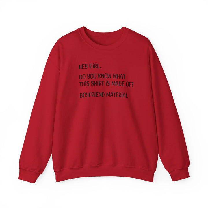 Boyfriend Material - Unisex Heavy Blend™ Crewneck Sweatshirt
