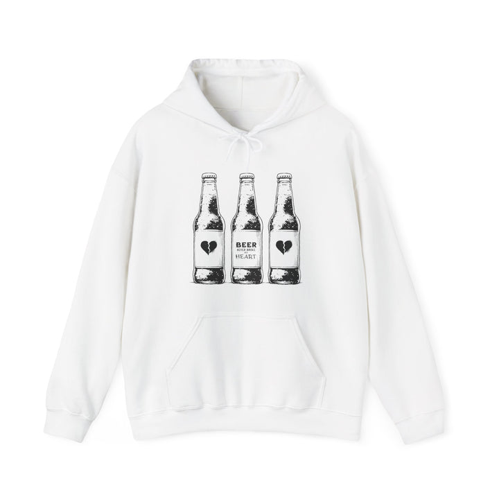 Beer Never Broke My Heart -Unisex Heavy Blend™ Hooded Sweatshirt