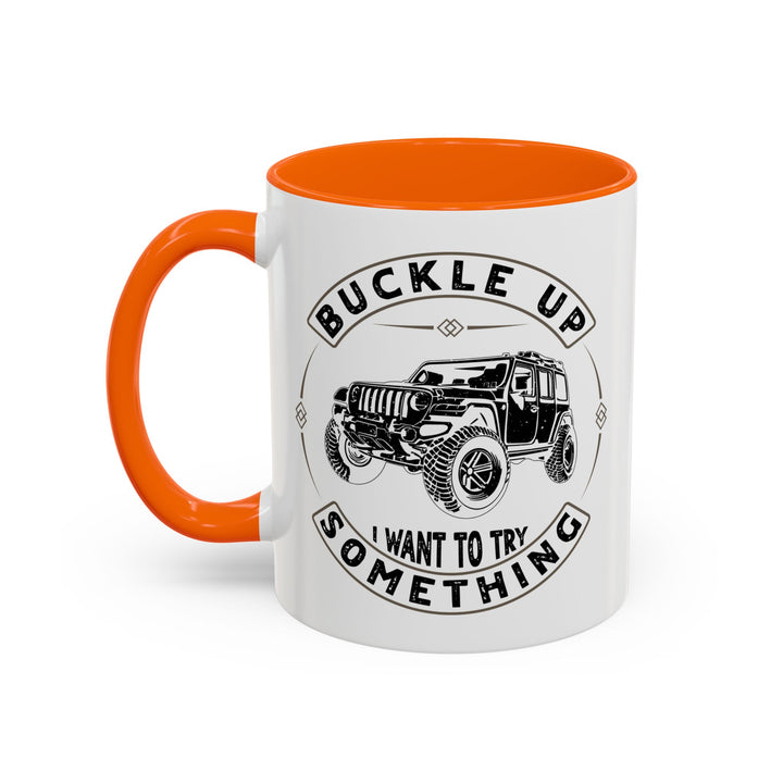 Buckle Up - Accent Coffee Mug (11, 15oz)