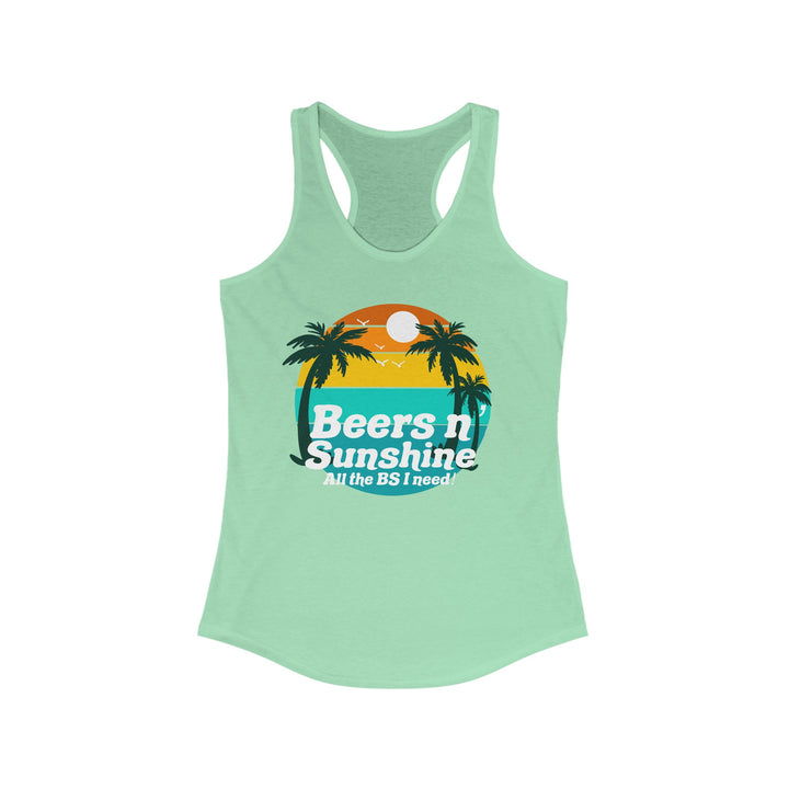 Beers N Sunshine - Women's Ideal Racerback Tank