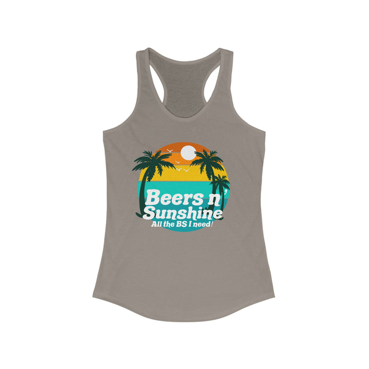 Beers N Sunshine - Women's Ideal Racerback Tank