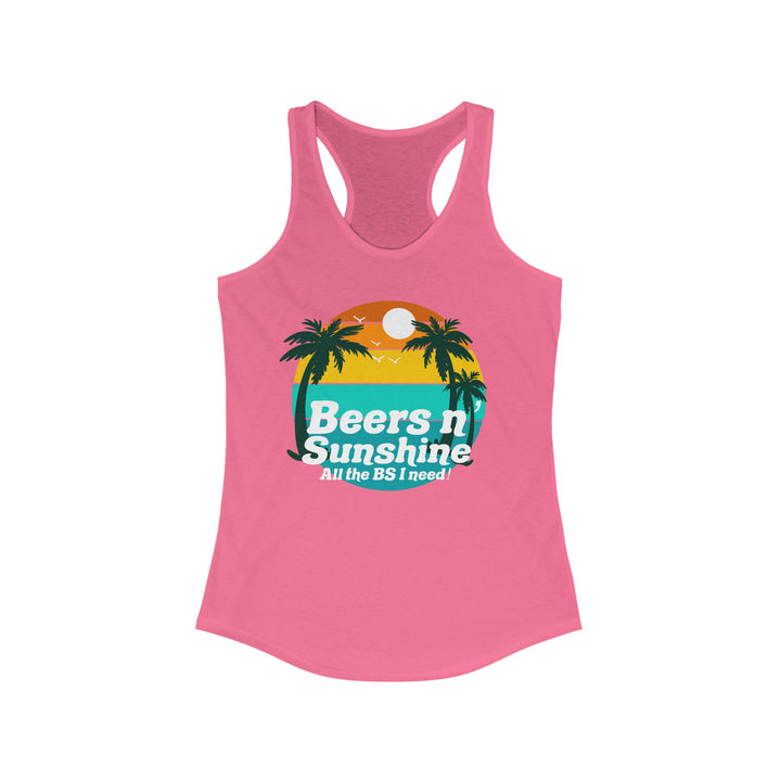 Beers N Sunshine - Women's Ideal Racerback Tank