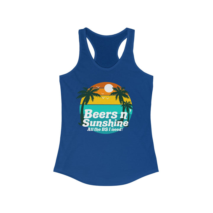 Beers N Sunshine - Women's Ideal Racerback Tank