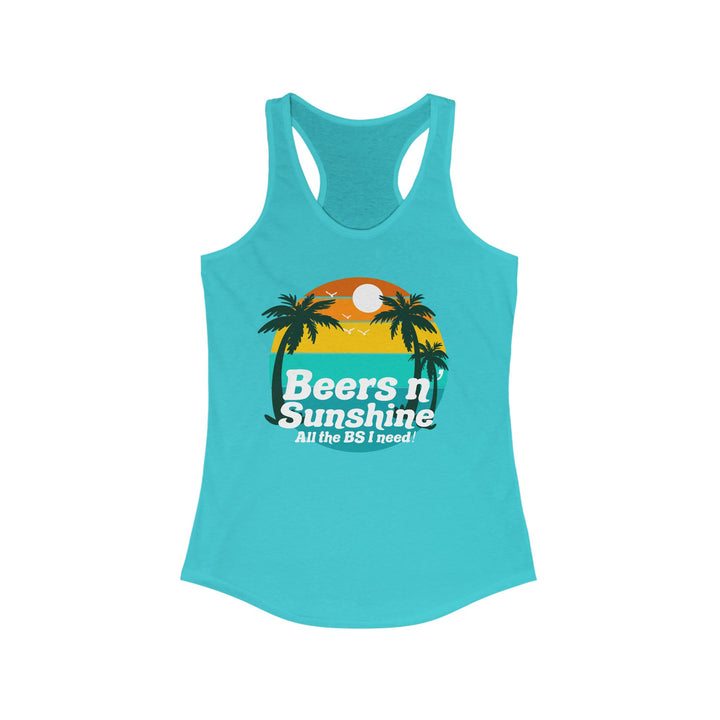 Beers N Sunshine - Women's Ideal Racerback Tank