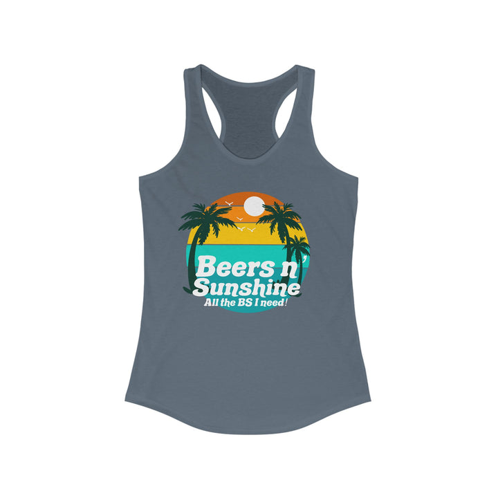 Beers N Sunshine - Women's Ideal Racerback Tank