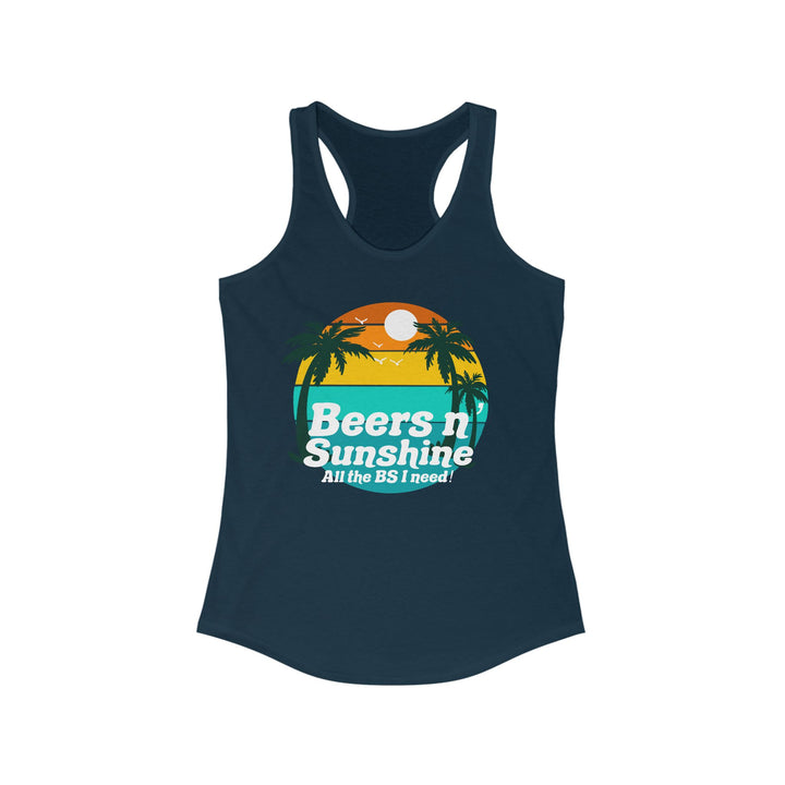 Beers N Sunshine - Women's Ideal Racerback Tank